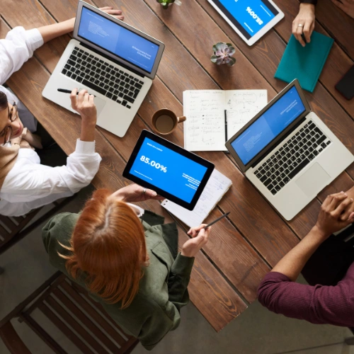 Team working on antivirus solutions